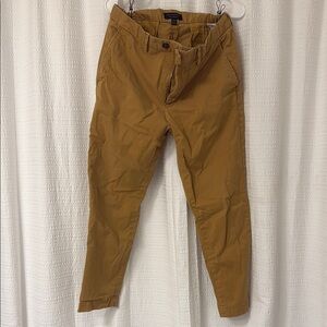 Banana Republic Tan Chinos Straight-Leg Cotton